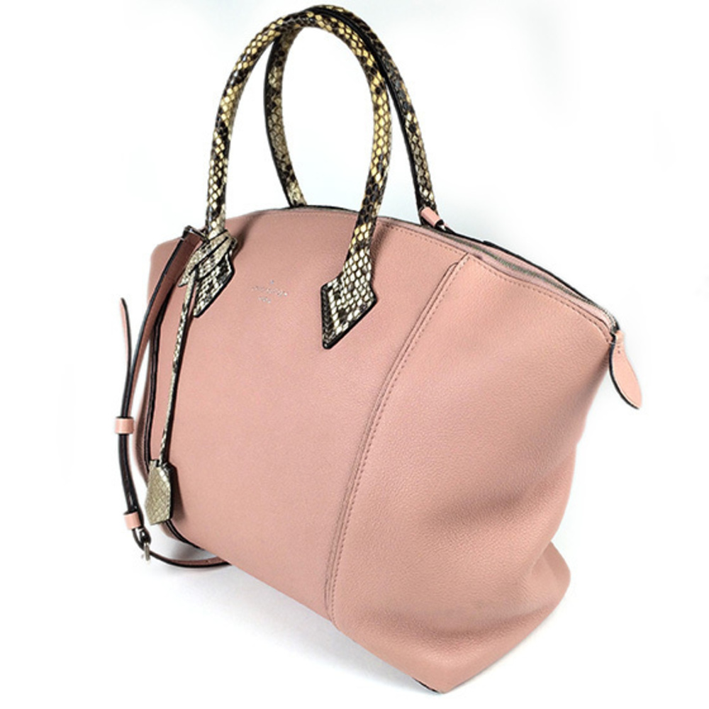 Louis Vuitton Lockit Mm Magnolia Python 2way Hand… - image 2